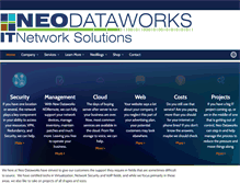Tablet Screenshot of neodataworks.com